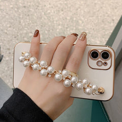 Luxury Case With Pearl Strap